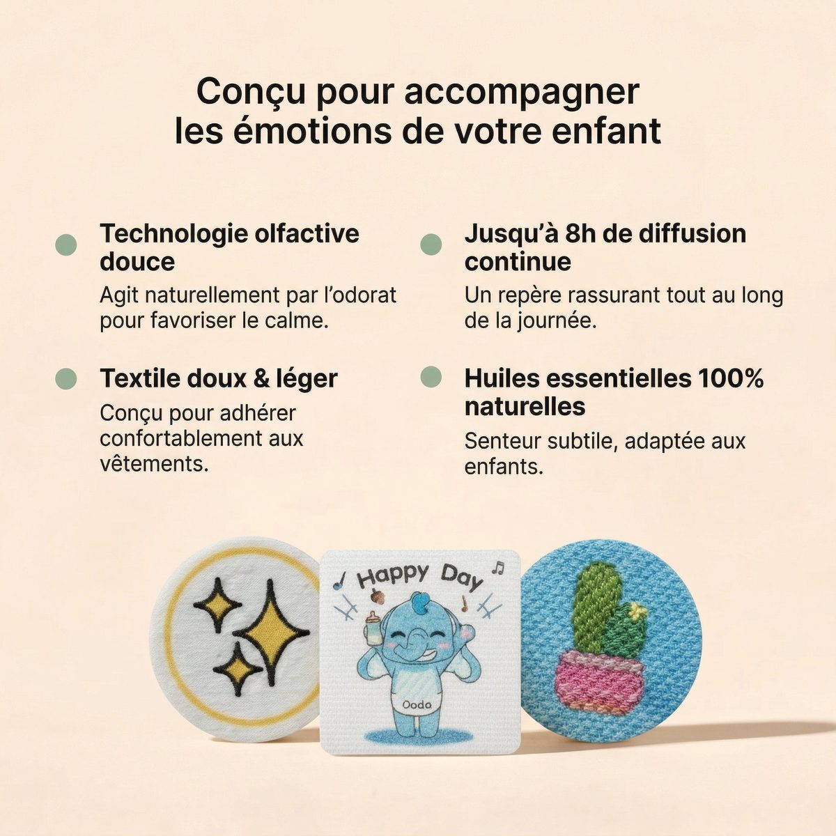 Patchs Sensoriels Apaisant Enfant